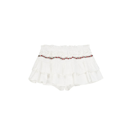 Vintage Embroidered Half Skirt