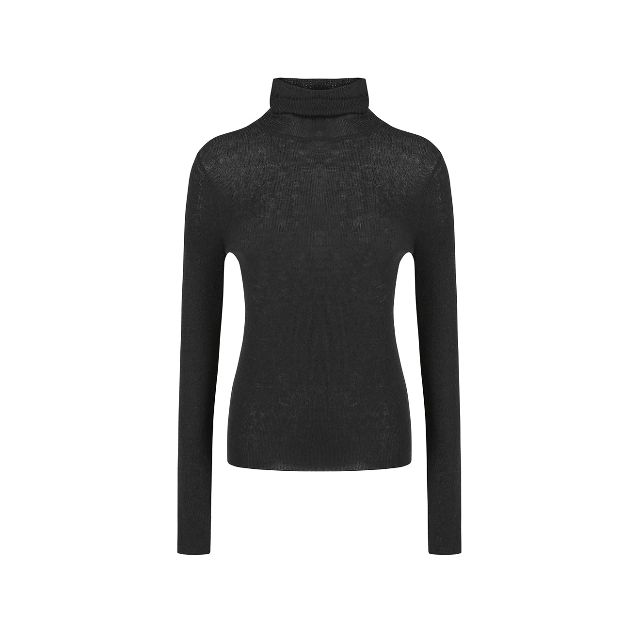 High Neck Slim Knitted Sweater