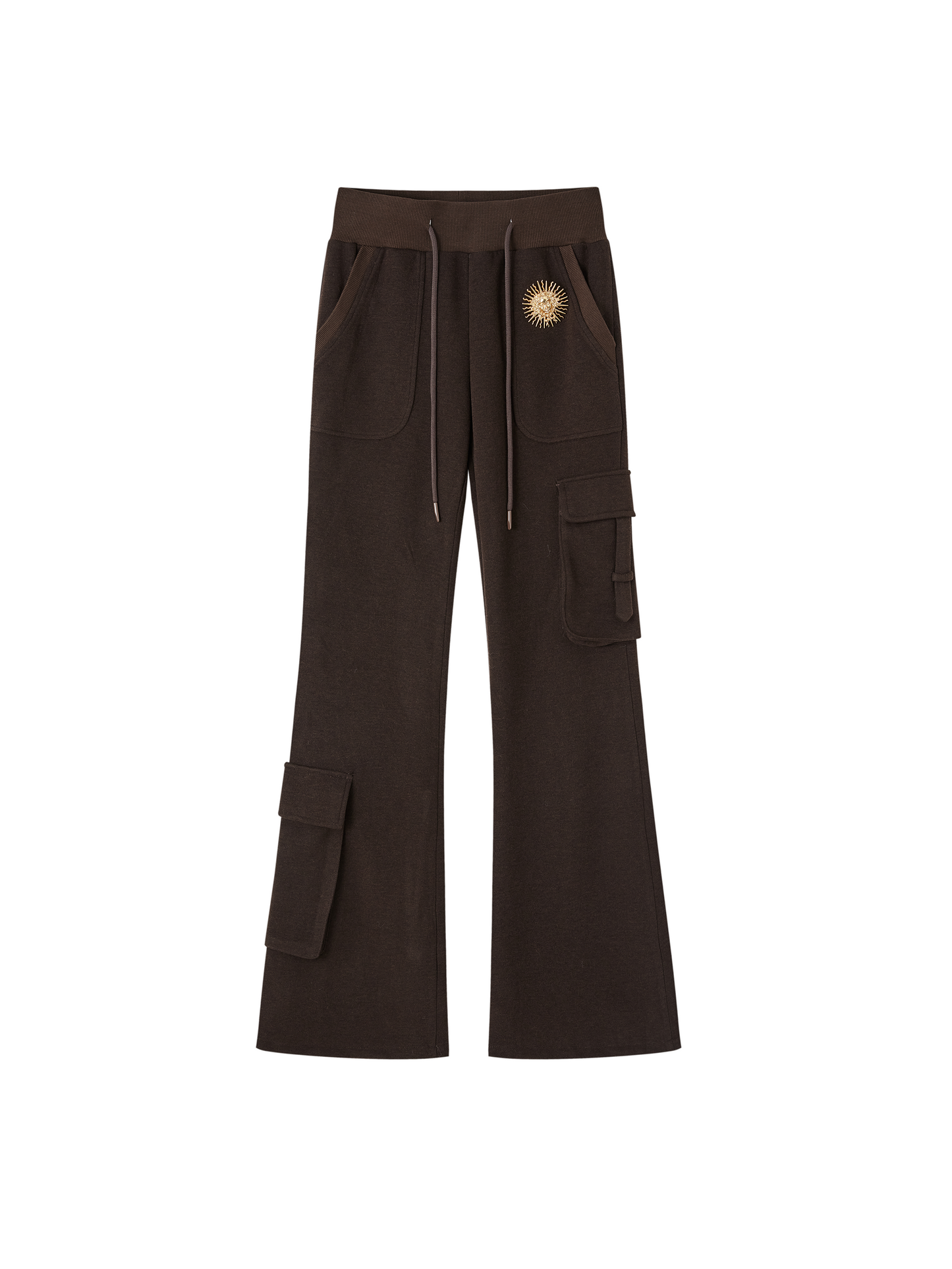 Knitted Hooded Diagonal Jacket Set-Up