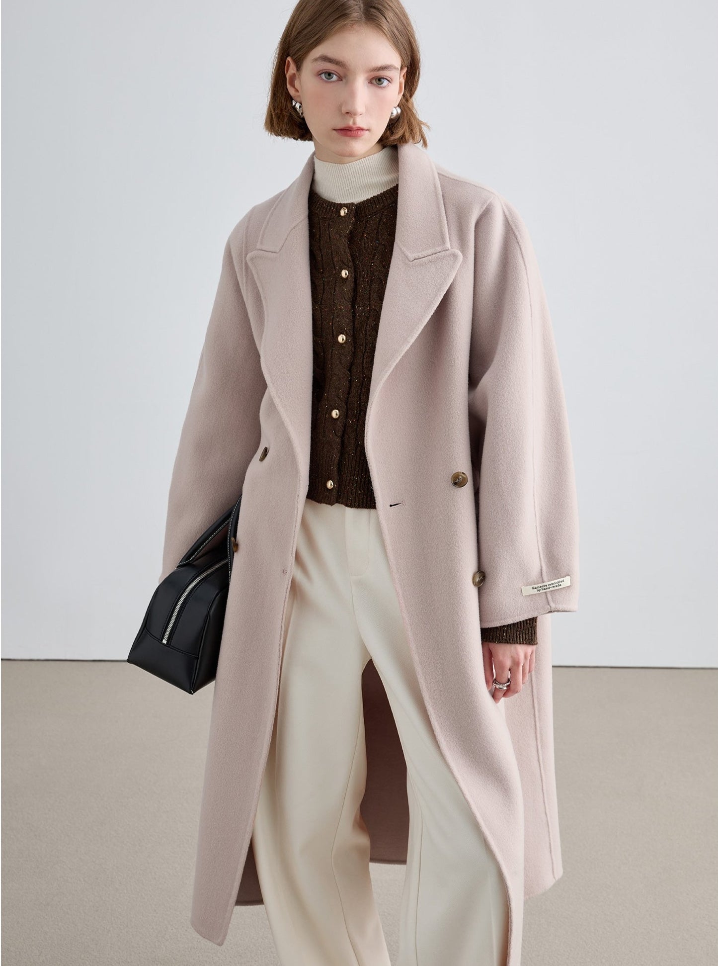 French vintage wool tweed coat
