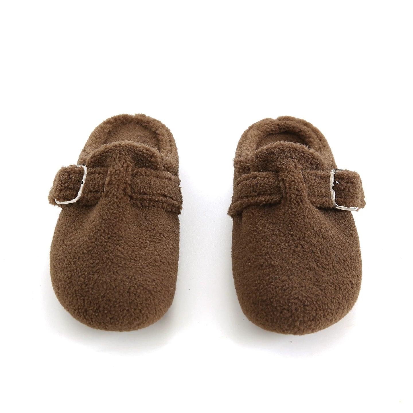 Caramel Brown Teddy Slippers