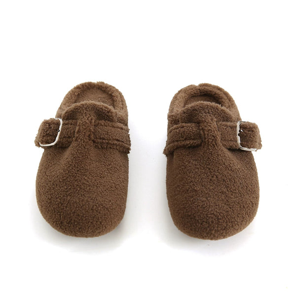 Caramel Brown Teddy Slippers