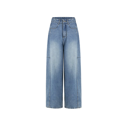 Tailoring Blue Loose Jeans
