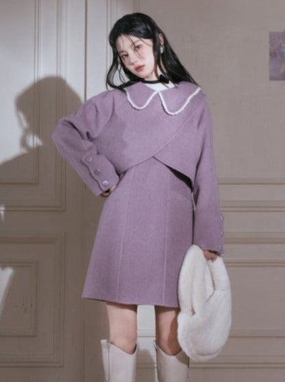 coat and dress two-piece set