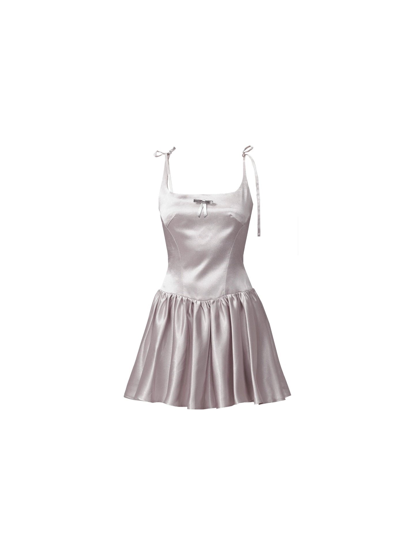 Champagne Latte Silver Pink Dress