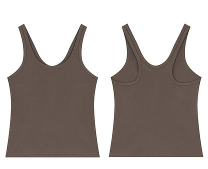 Süßes und pikantes ärmelloses Camisole-Westen-Top