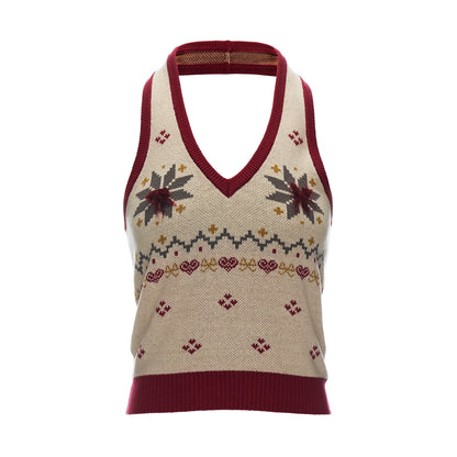 Fair Isle Knit Vest