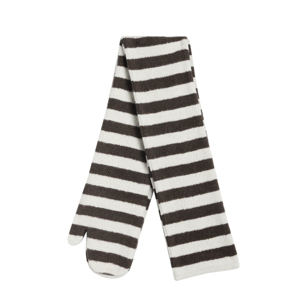 Stand-Up Striped Sweatshirt Jacket Set-Up