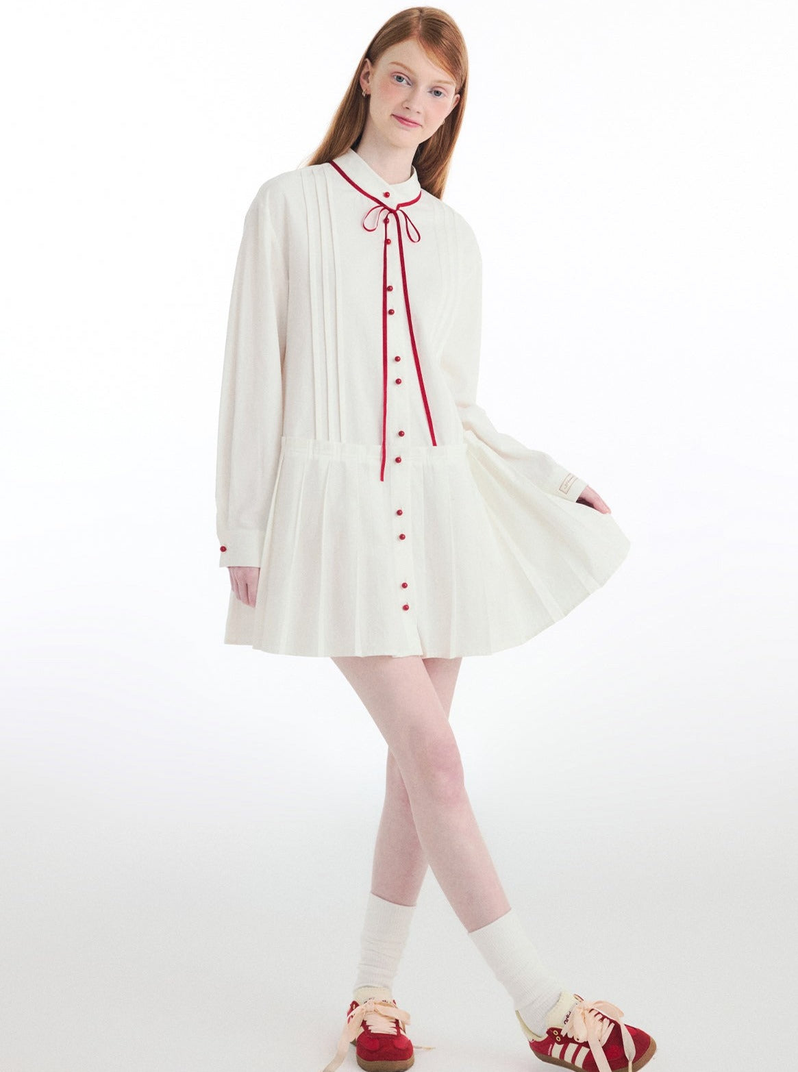 Late Summer Letter Shirt Dress