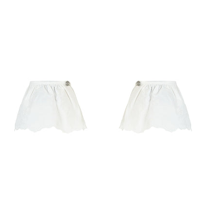 Lace Floral Embroidery Shirt Set-Up