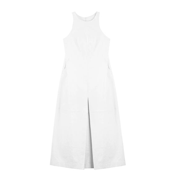 French Round Neck Sleeveless Dress