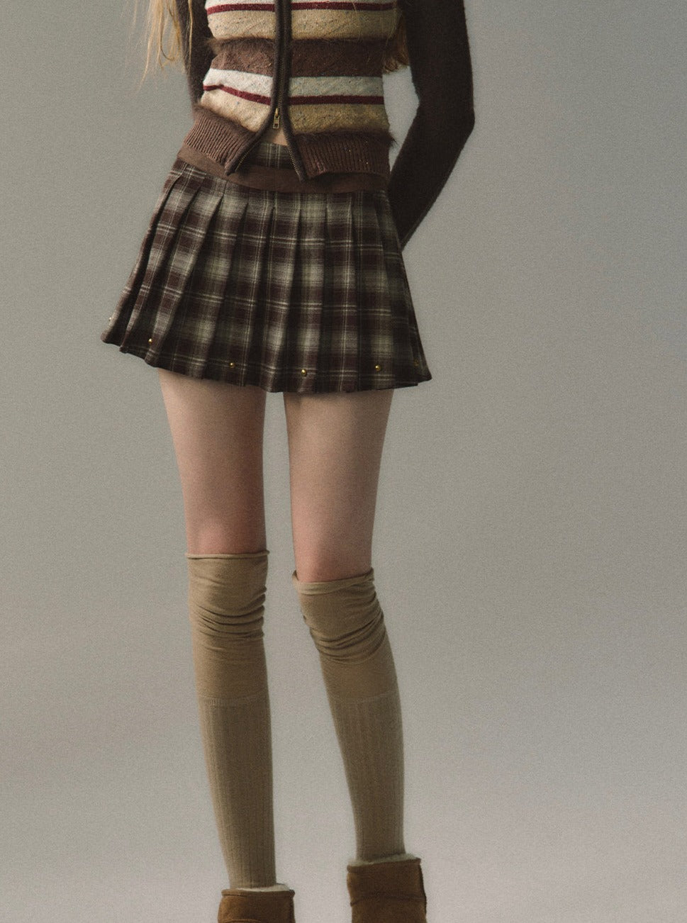 Sense Fashion Pleated Skirt