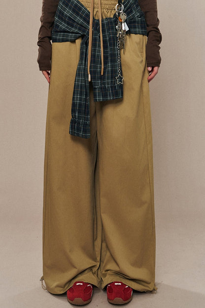 Sassy Double-Waisted Wide-Leg Pants