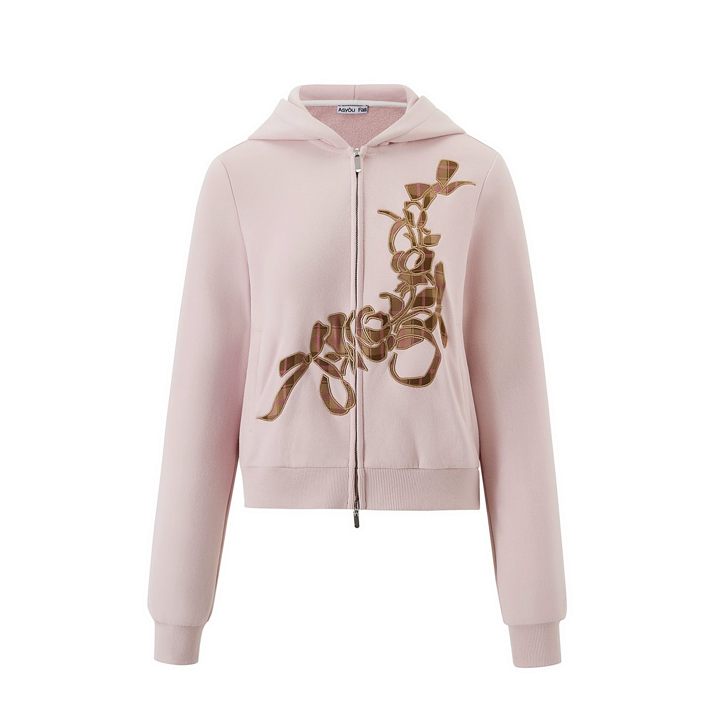 Rose Zipper Short Coat