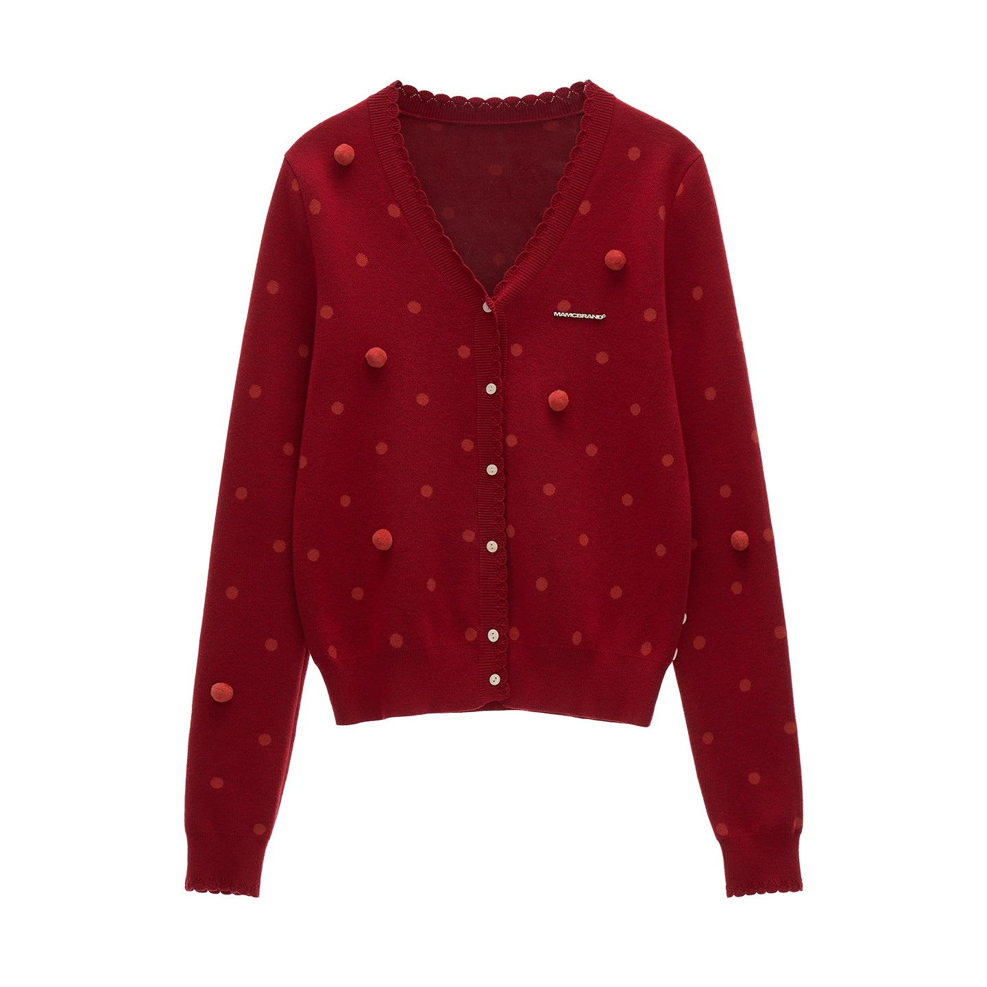 Polka Dot Waist Cardigan