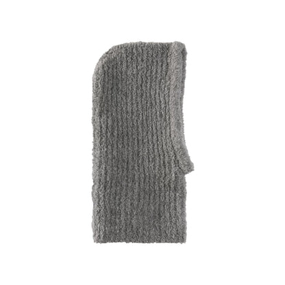 Curly Knit Wool Balaclava