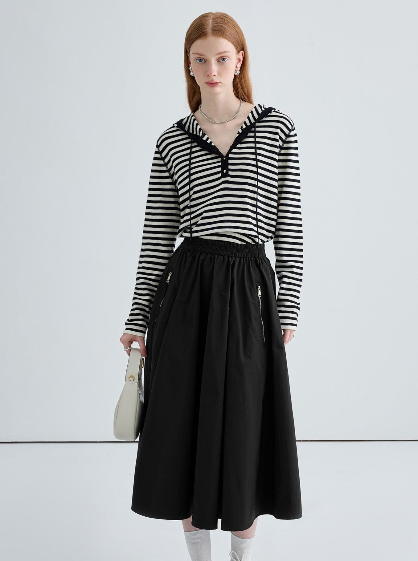 Black A-Line Skirt