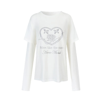 Rose Embroidery T-Shirt