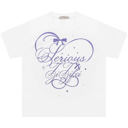 Star Falling V-Neck Top