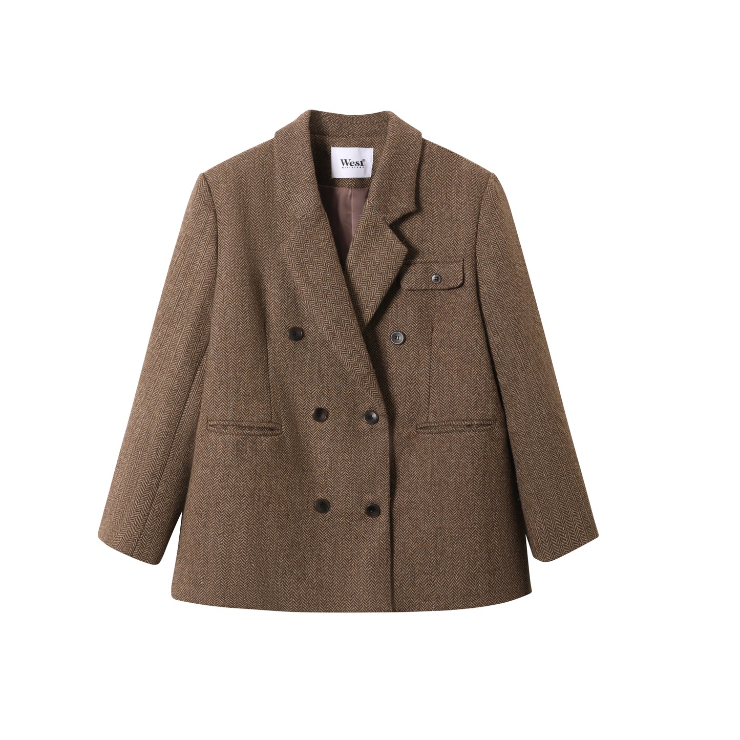 Casual Woolen Blazer Dress Set-Up