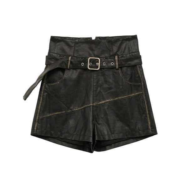 distressed spray painted zipper short jacket