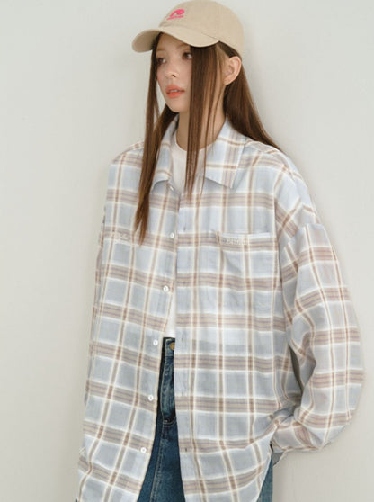 Light And Comfortable Plaid Shirt