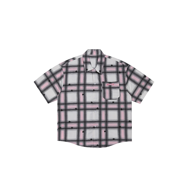 Color Check Star Shirt