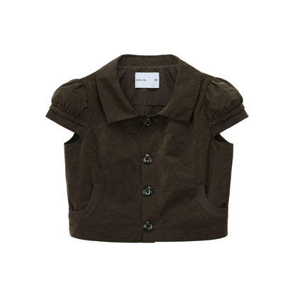 Vintage Retro Spring Workwear Top