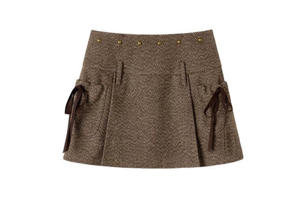A-Line Slim Pleated Skirt