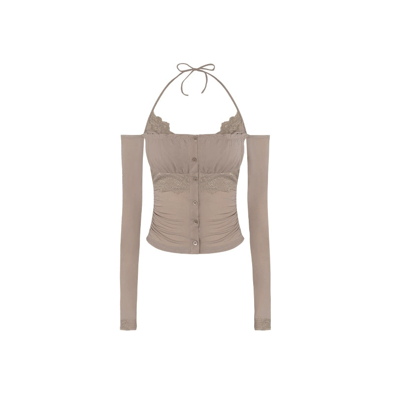 Lace Halterneck Top