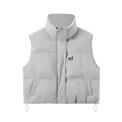 Knitted Vest And Coat Set-Up