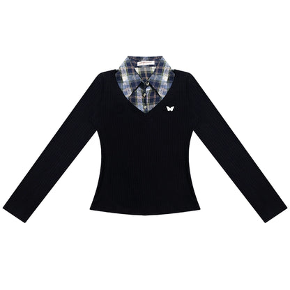 RETRO STYLE SLIM POLO NECK SWEATER