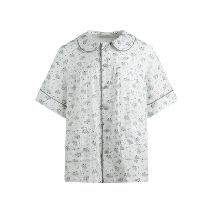 Pony-Printed Matching Pajama Set