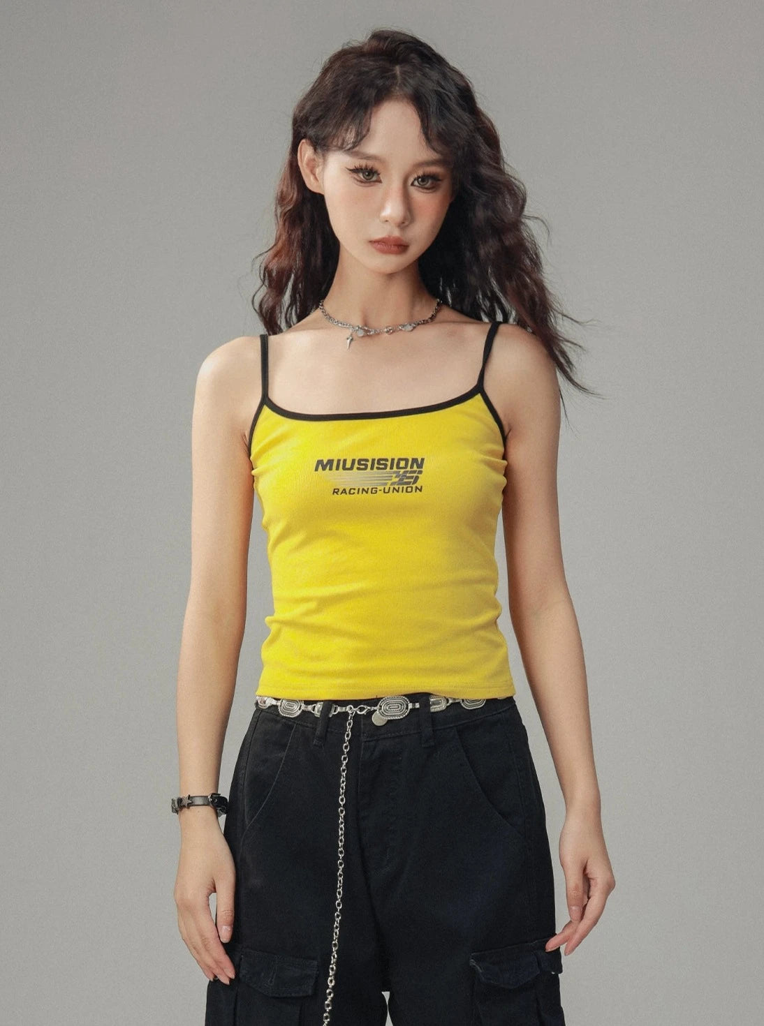 American Retro Suspender Ensemble Vest Top