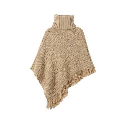 Cable Knit Tassel Sweater