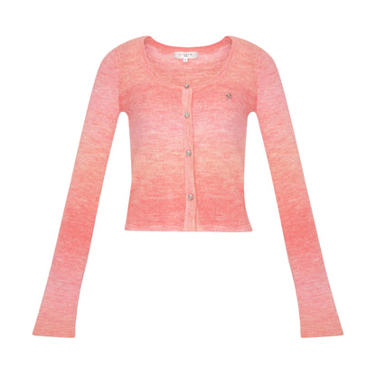 Sunset Gradient Knit Cardigan