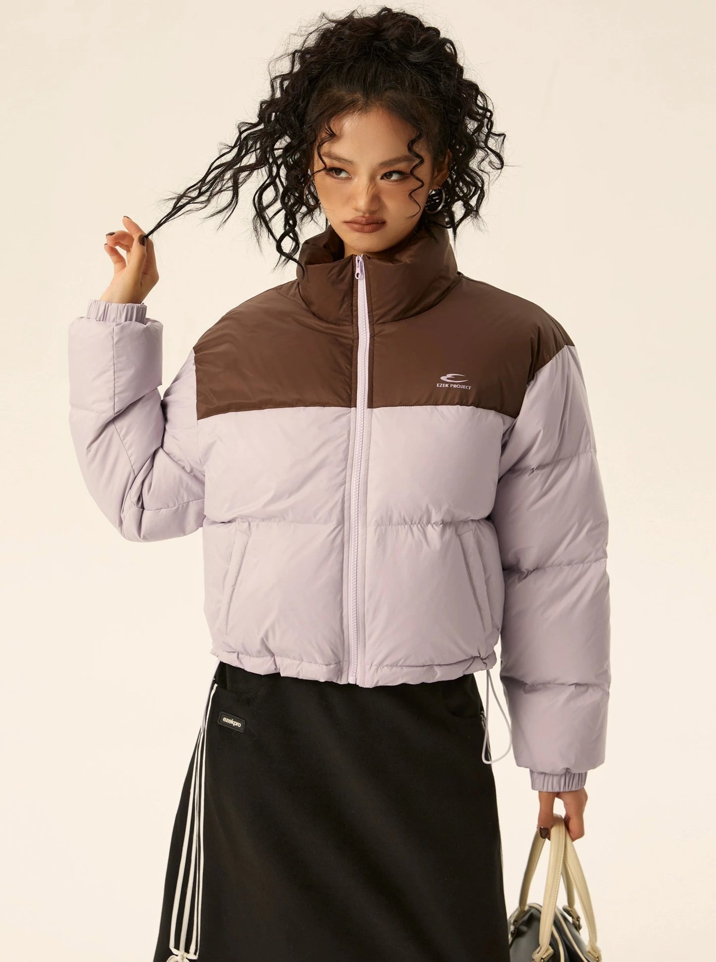 Long-sleeved Loose Down Jacket