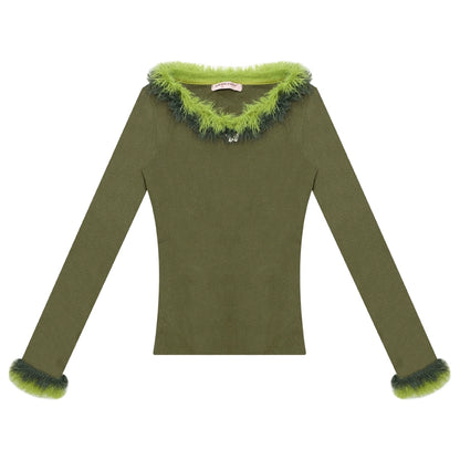 American Retro Knitted Sweater