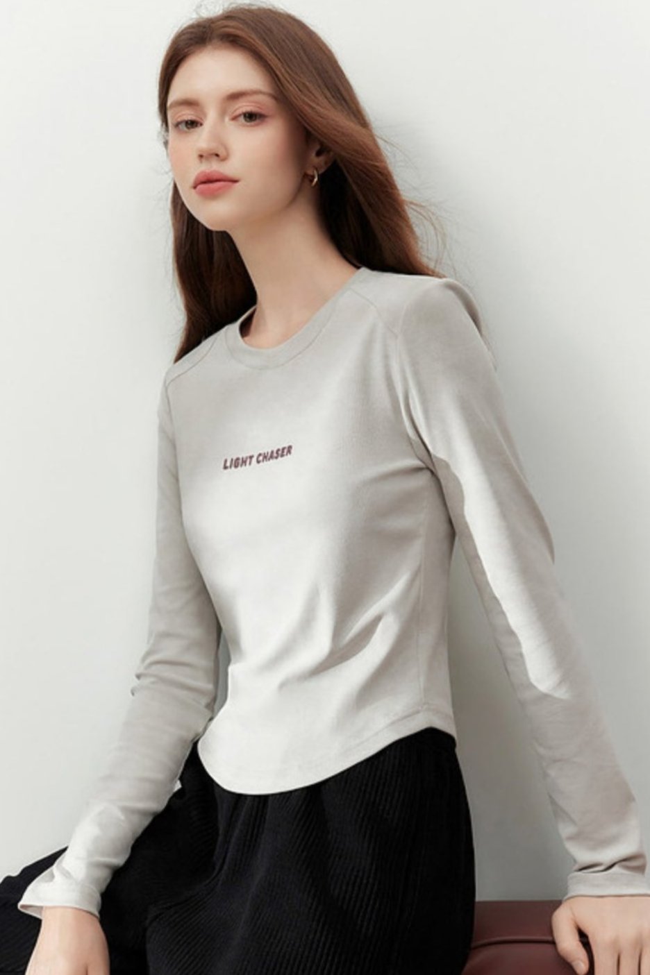 Slim Fit Letter T-Shirt