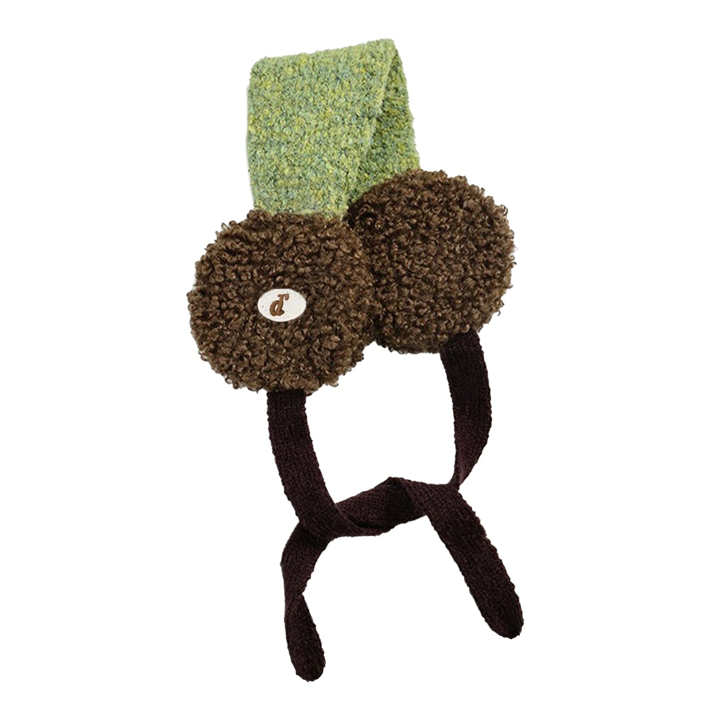 Winter Wool Lace-Up Earmuffs