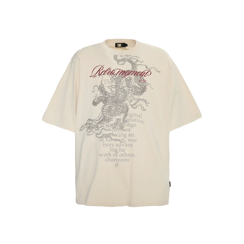 Dragon Print Short Sleeve T-Shirt