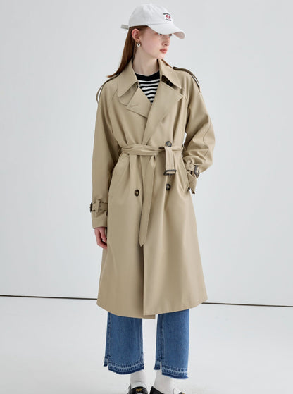 Thin British Style Trench Coat