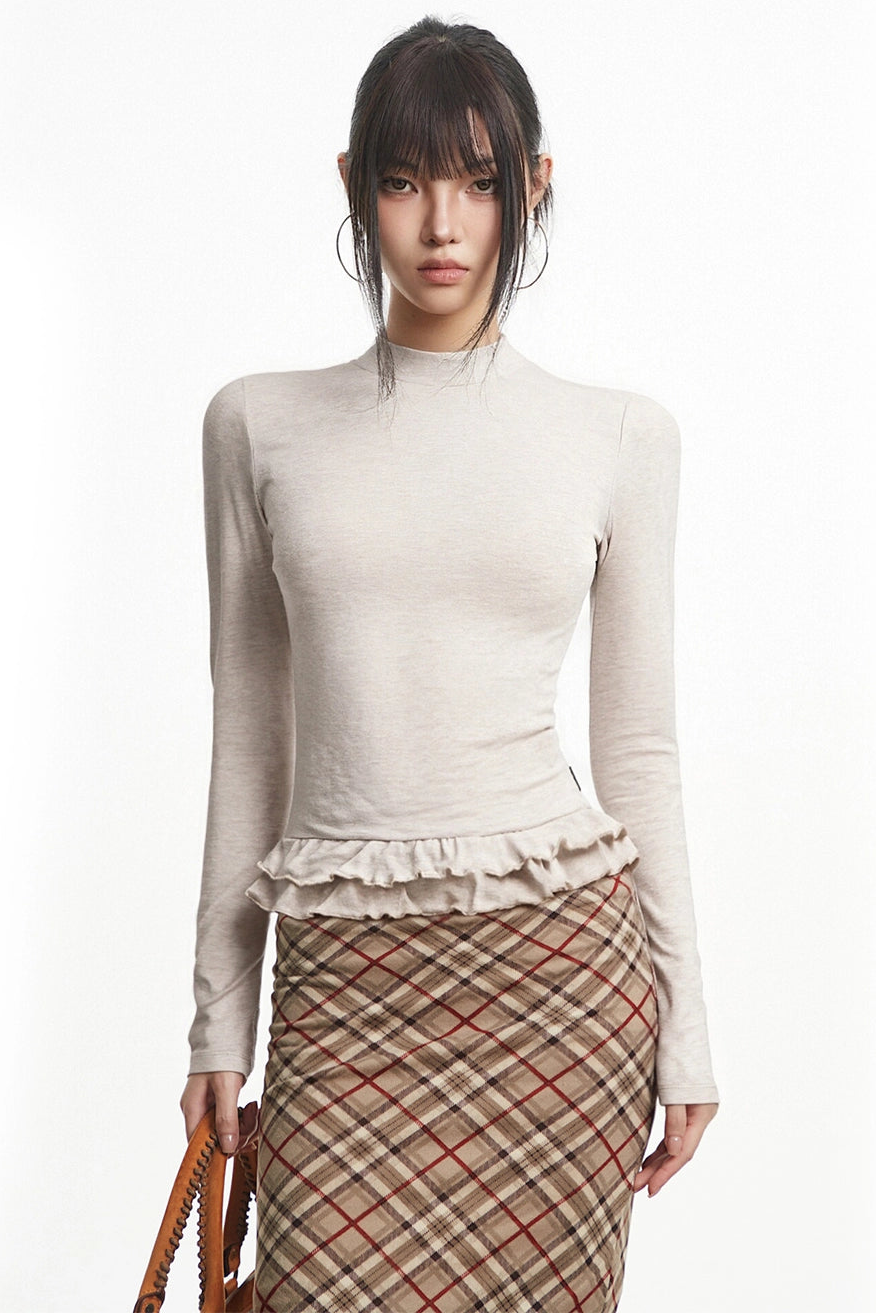Autumn Lace Sleeve Inner Top