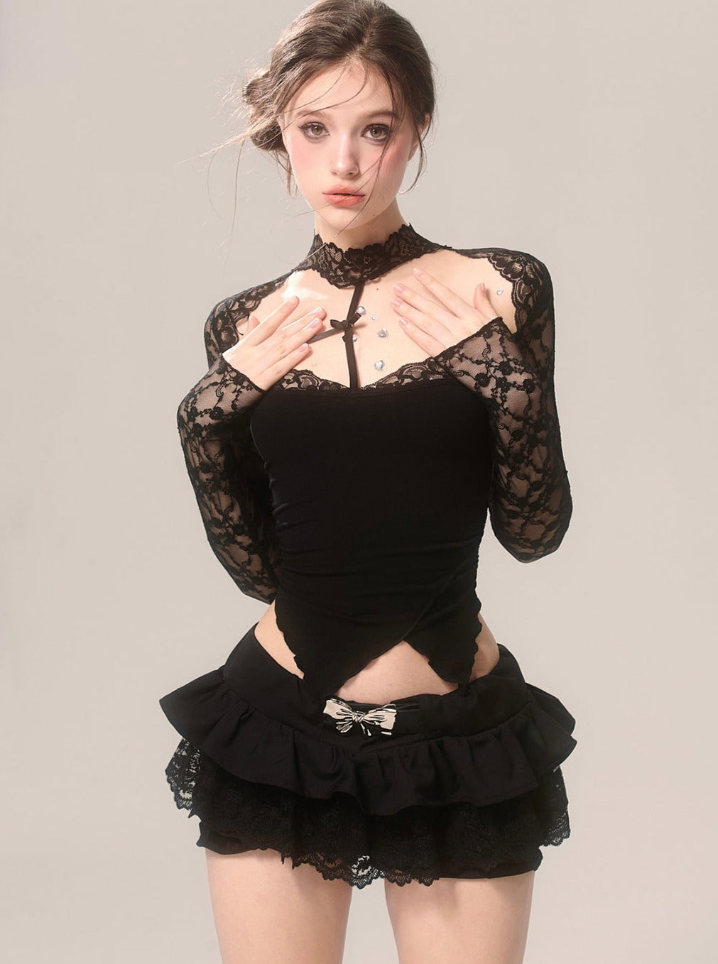 Sultry Off-Shoulder Lace Top