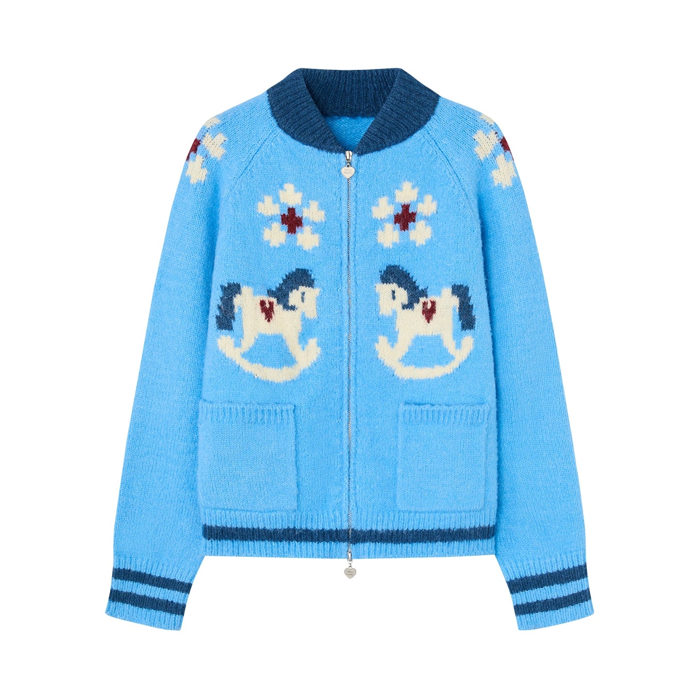 Heart Pony Knitted Cardigan