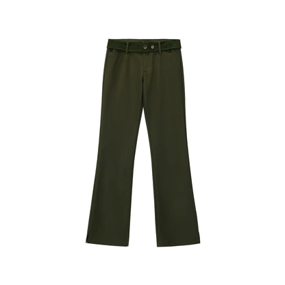 Laise Spliced Flared Pants