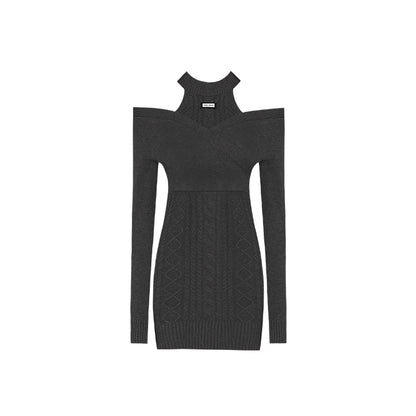 Niche Turtleneck Long Sleeve Dress