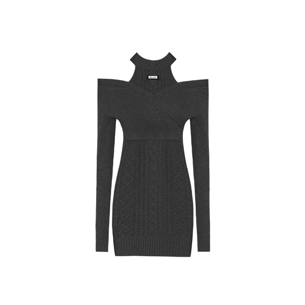 Niche Turtleneck Long Sleeve Dress