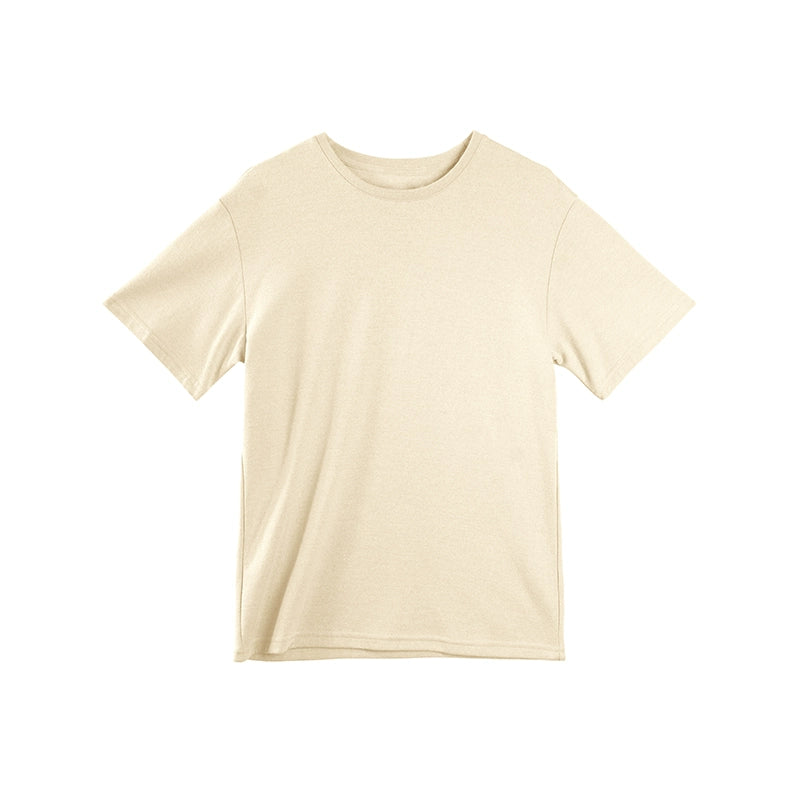 Grey Textured T-Shirt And Skirt Set-Up