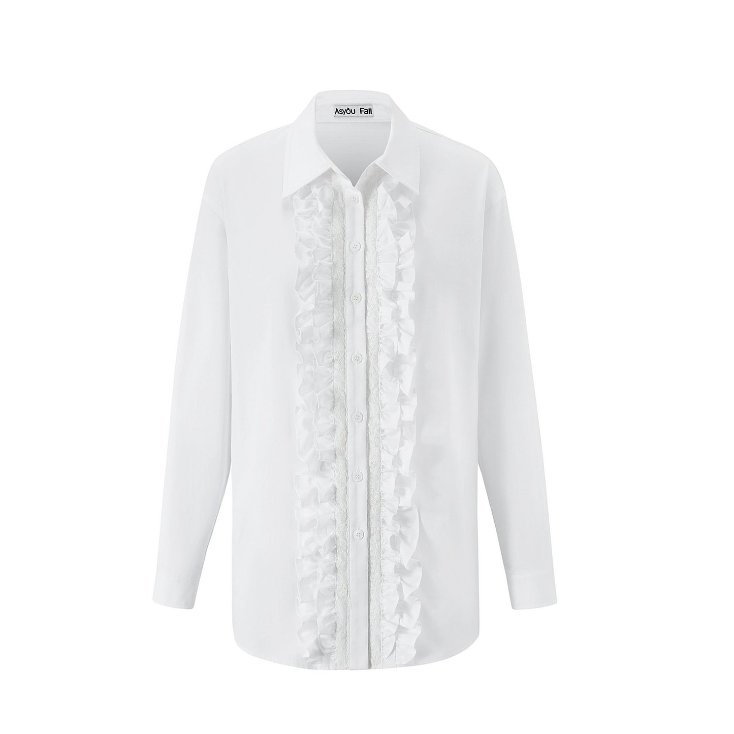 Lotus Lace Long-Sleeved Shirt